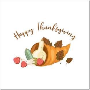 Happy Thanksgiving Posters and Art